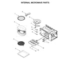 KitchenAid KOCE507EBS04 internal microwave parts diagram