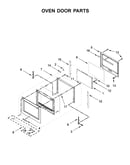 Oven door parts