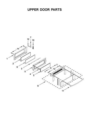 Upper door parts