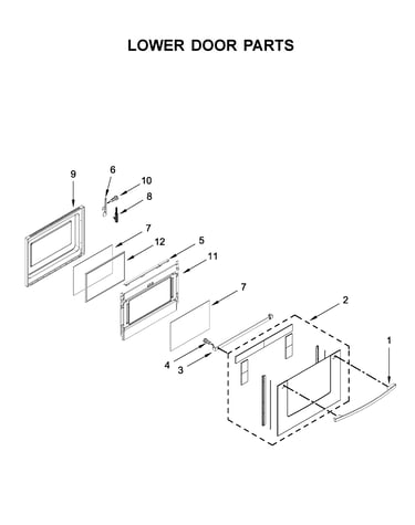 Lower door parts