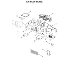Whirlpool UMV1160CS7 air flow parts diagram
