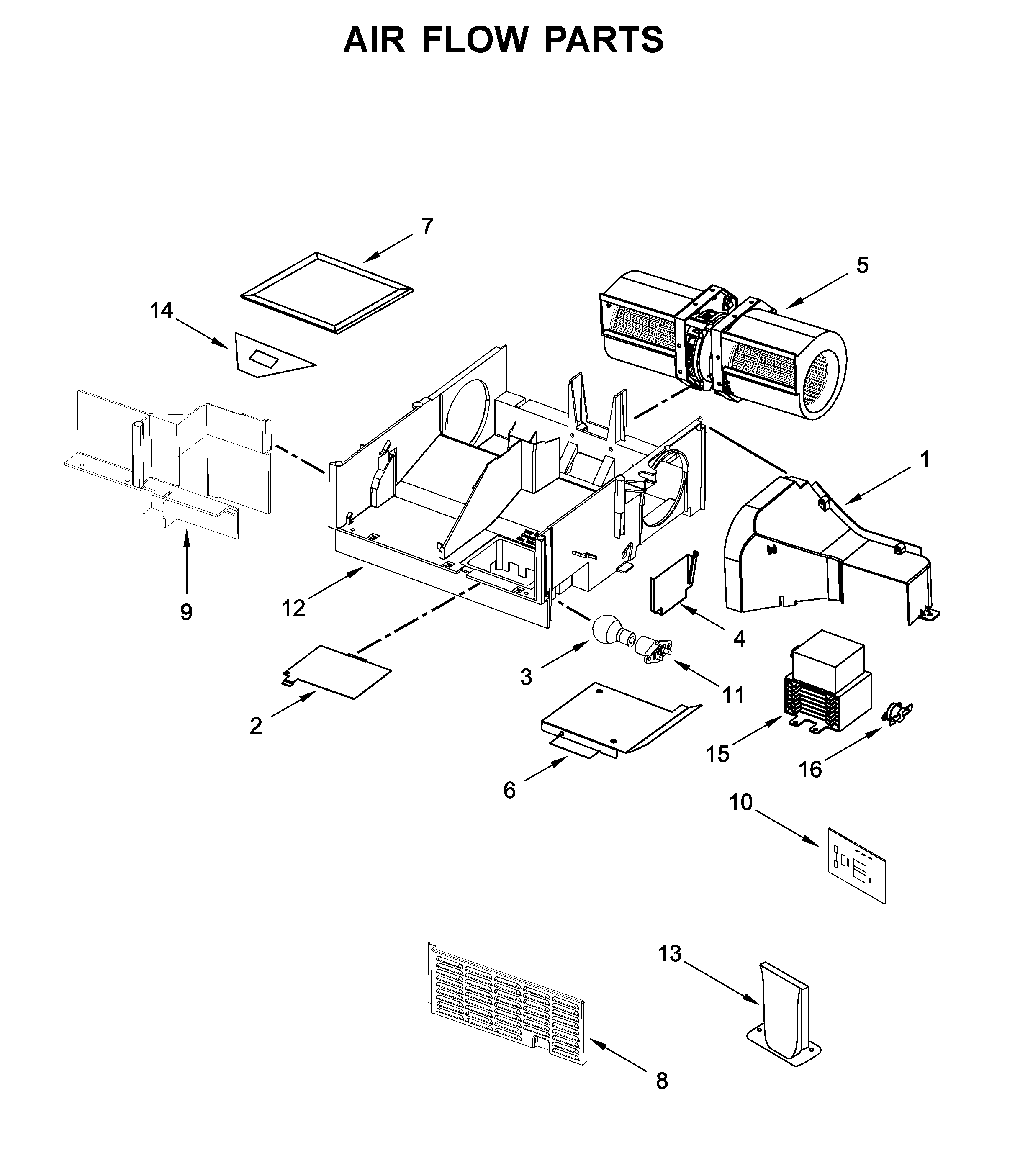 Air flow parts