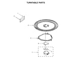 Whirlpool UMV1160CS7 turntable parts diagram