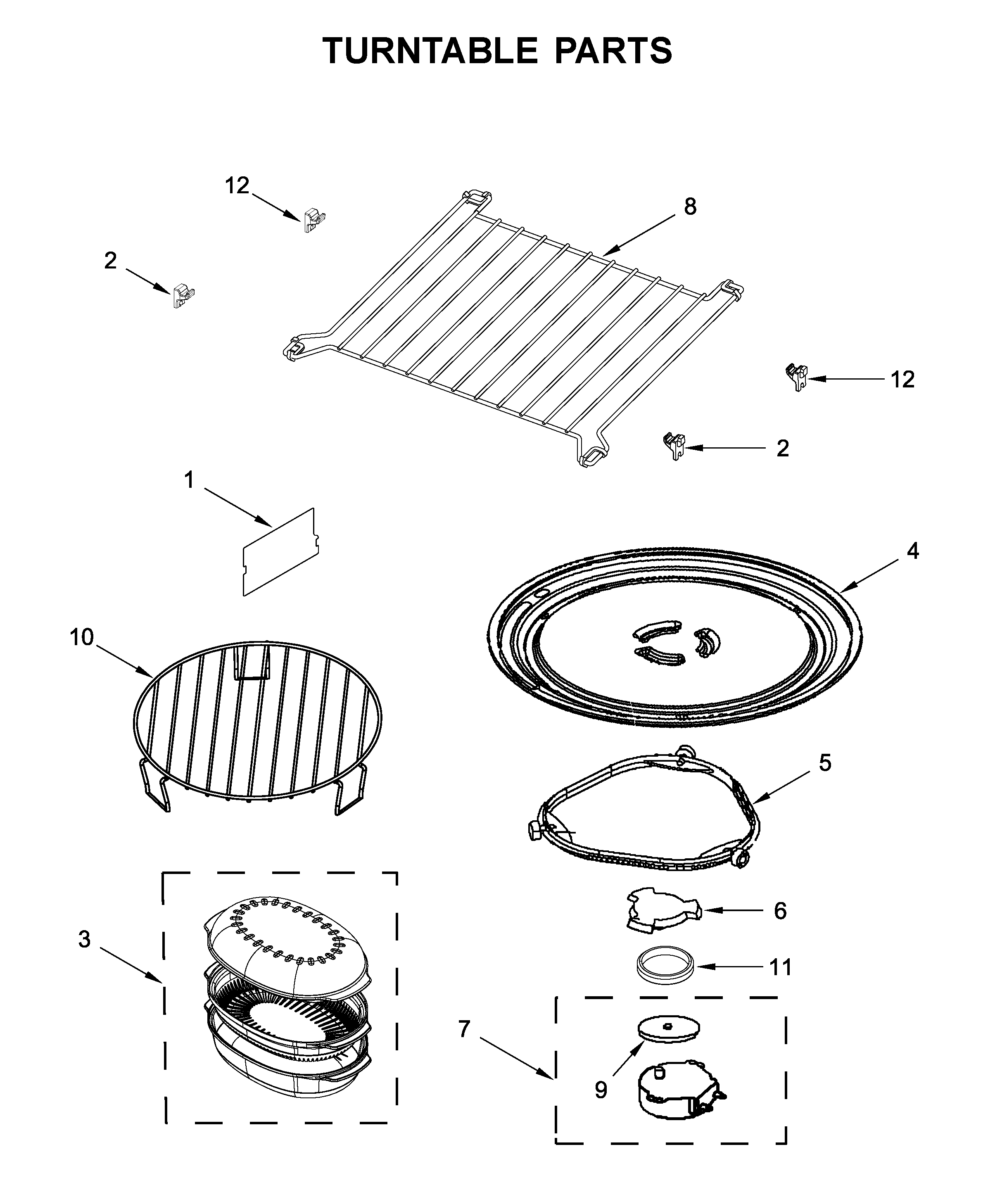 Turntable parts