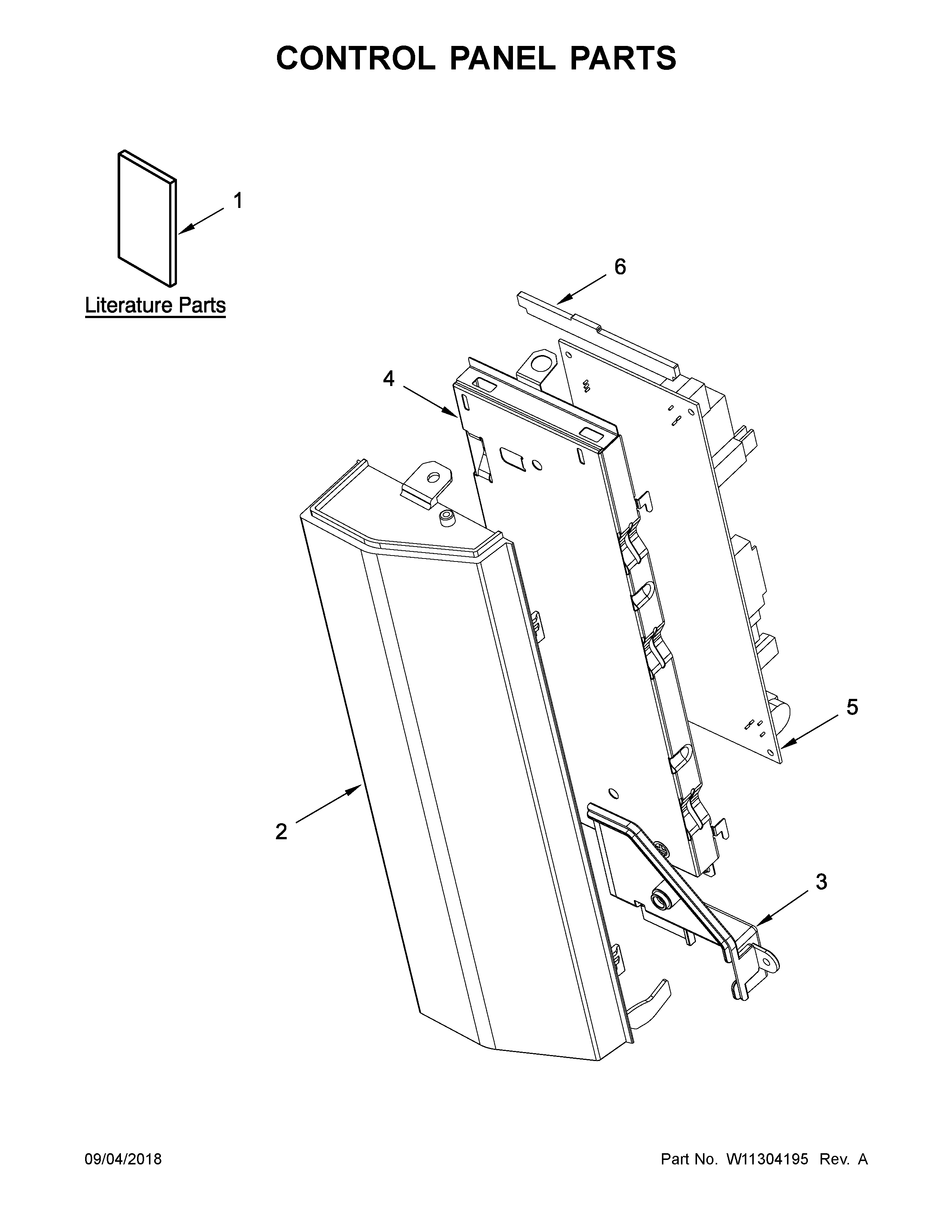 CONTROL PANEL PARTS