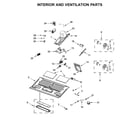 KitchenAid YKMHC319EBS3 interior and ventilation parts diagram