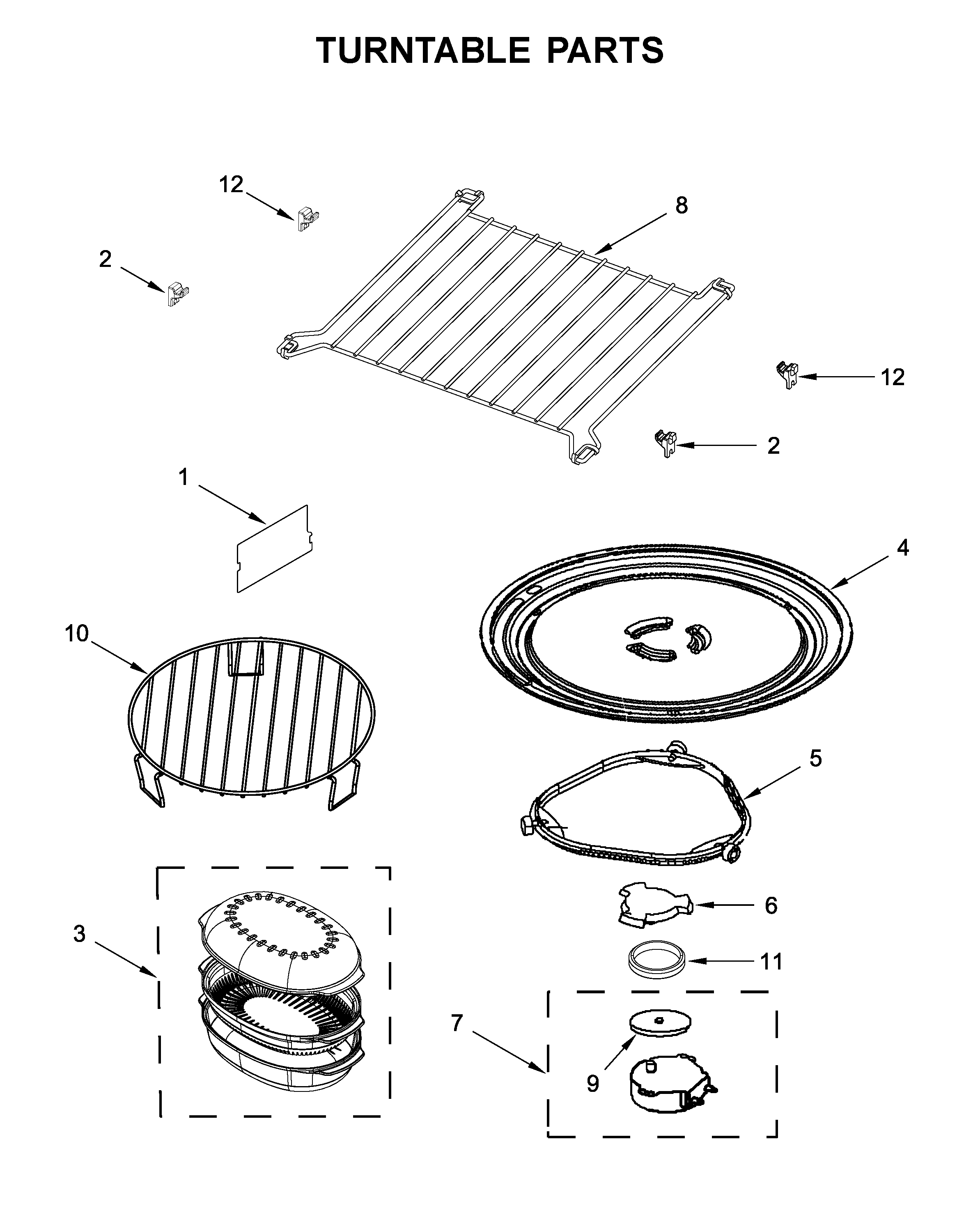 Turntable parts