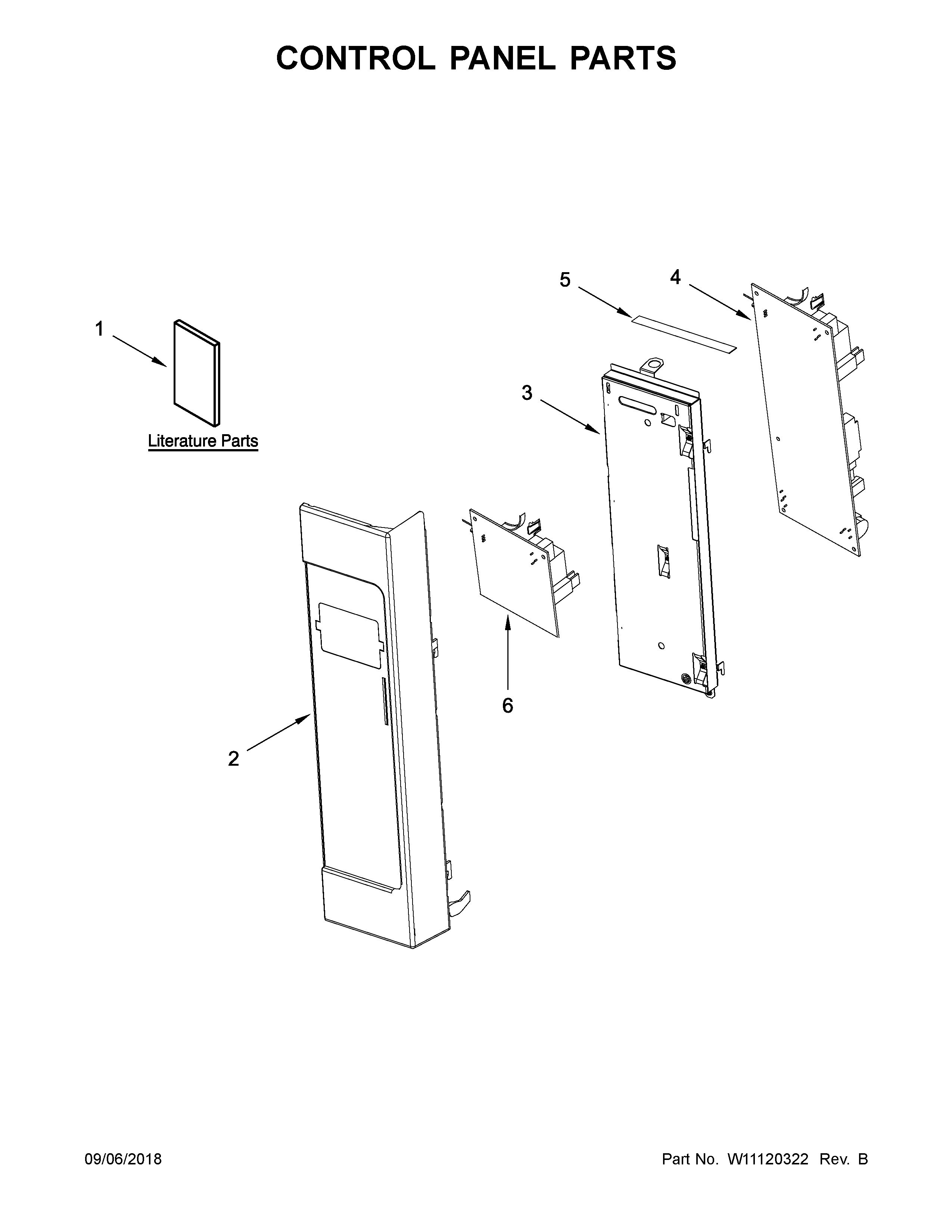 Control panel parts