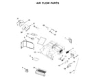 Maytag MMV6190FZ0 air flow parts diagram