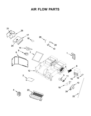 Air flow parts