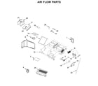 Maytag MMV6190FW1 air flow parts diagram