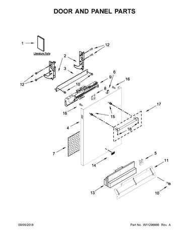 Door and panel parts