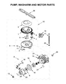 Pump, washarm and motor parts