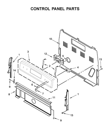 Control panel parts