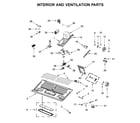 KitchenAid KMHP519ESS0 interior and ventilation parts diagram