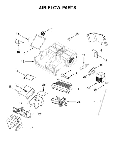 Air flow parts