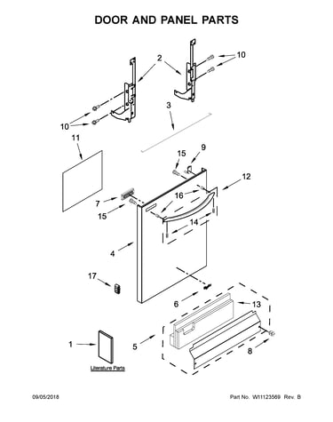 Door and panel parts
