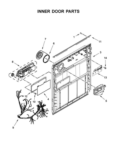 Inner door parts