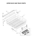 Upper rack and track parts