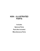 Optional parts (not included)
