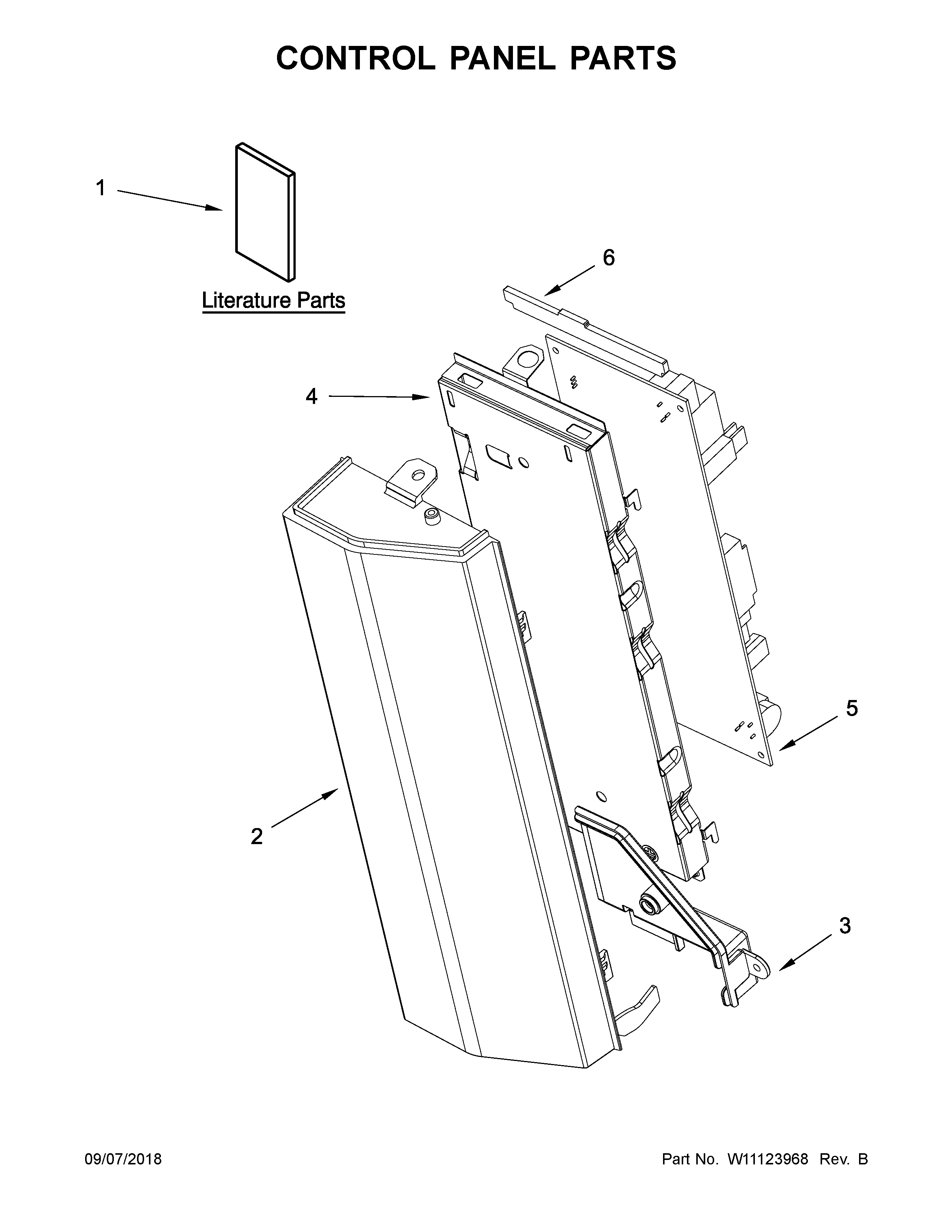 Control panel parts