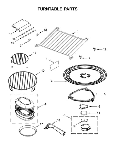 Turntable parts