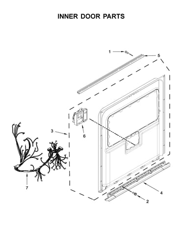 Inner door parts