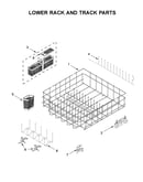 Lower rack and track parts