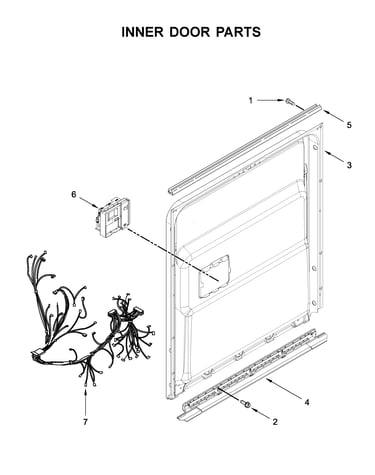 Inner door parts