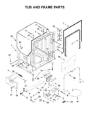 Tub and frame parts