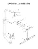 Upper wash and rinse parts