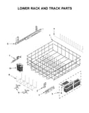 Lower rack and track parts