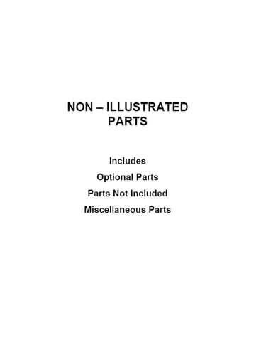 Optional parts (not included)