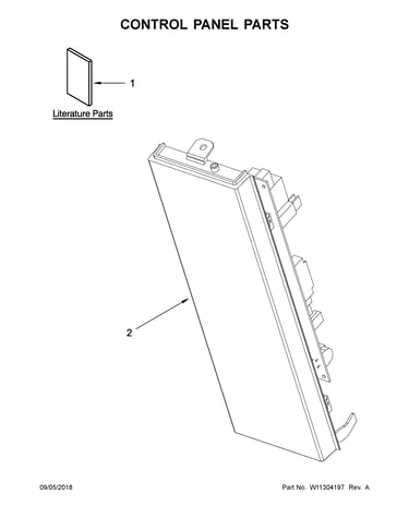 Control panel parts