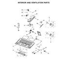 Whirlpool YWMH75021HZ1 interior and ventilation parts diagram