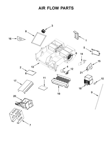 Air flow parts