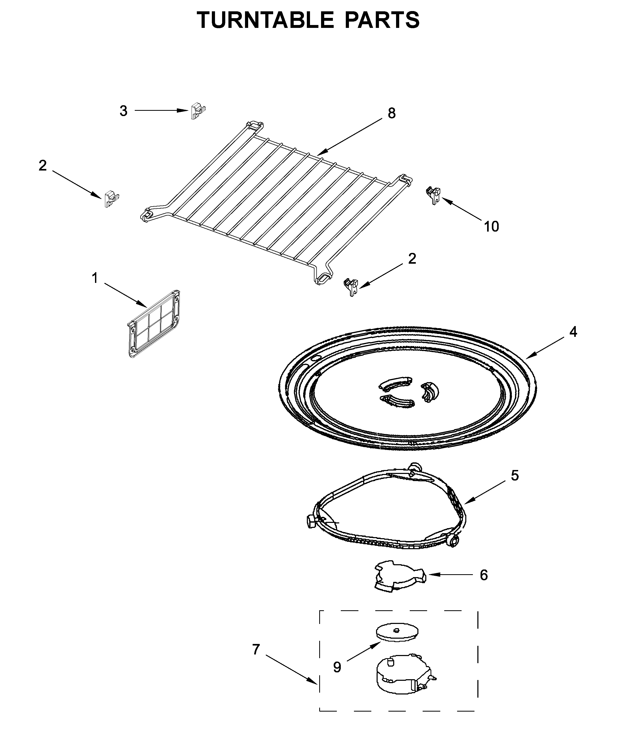 Turntable parts