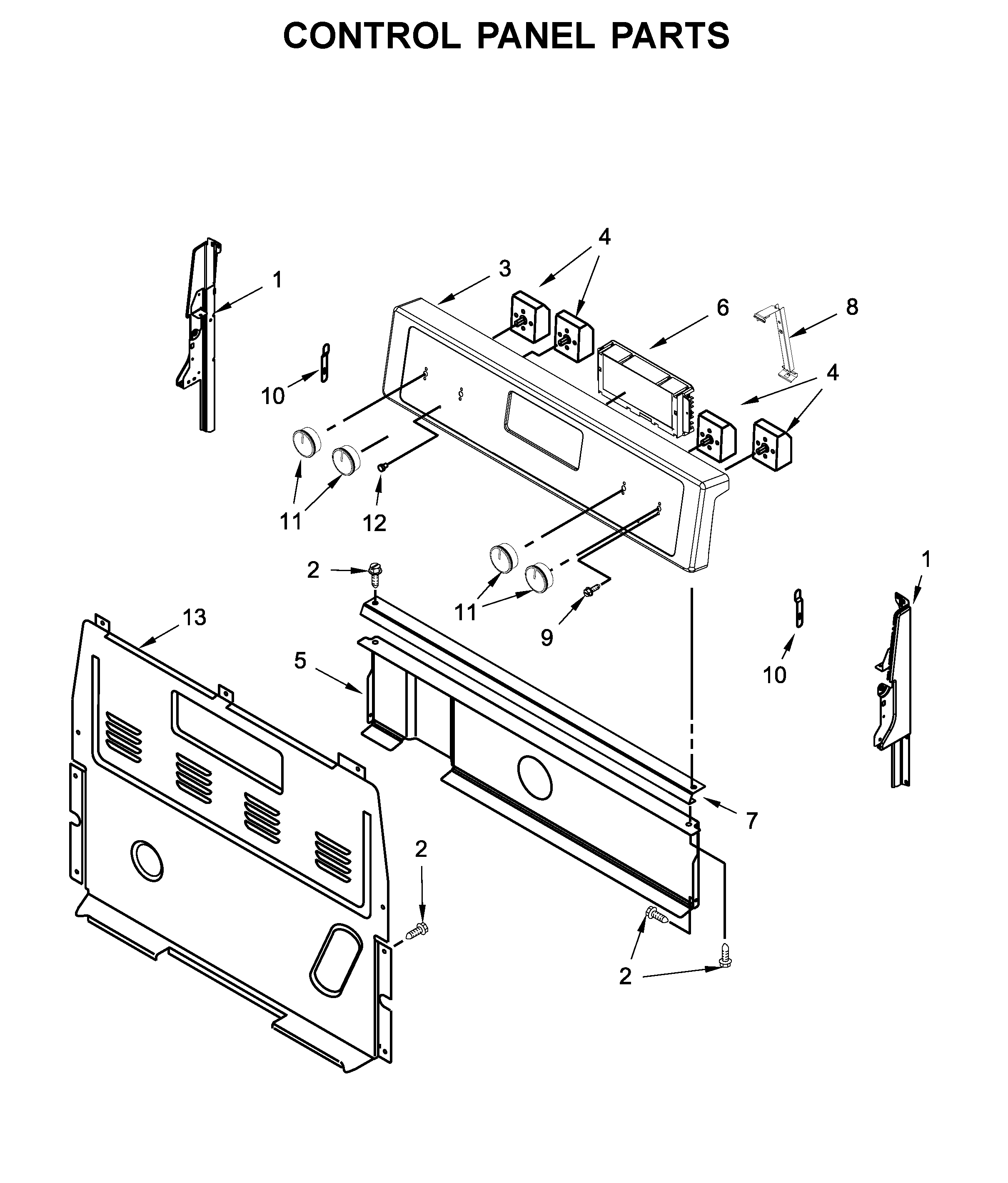 CONTROL PANEL PARTS