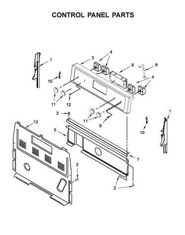 Control panel parts