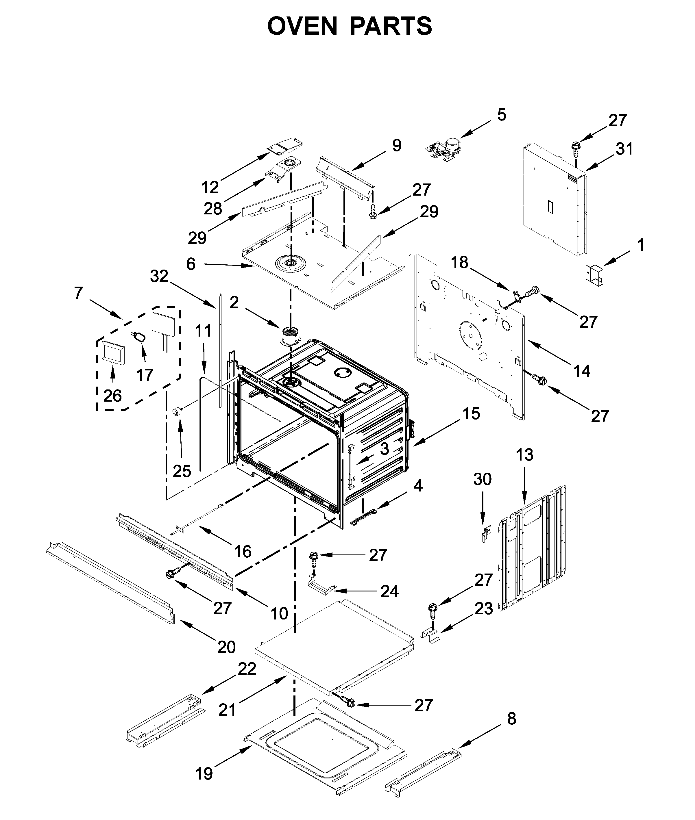 OVEN PARTS