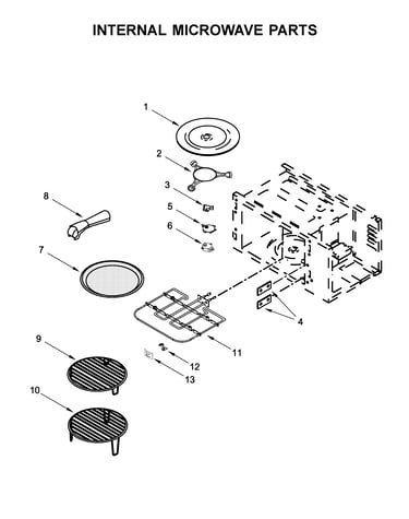 Internal microwave parts