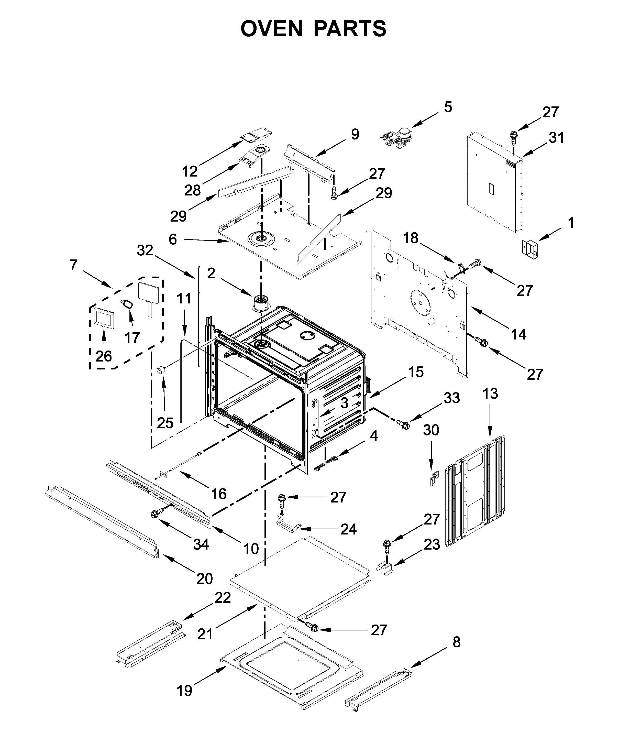 Oven parts