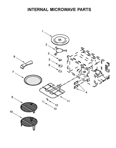 Internal microwave parts