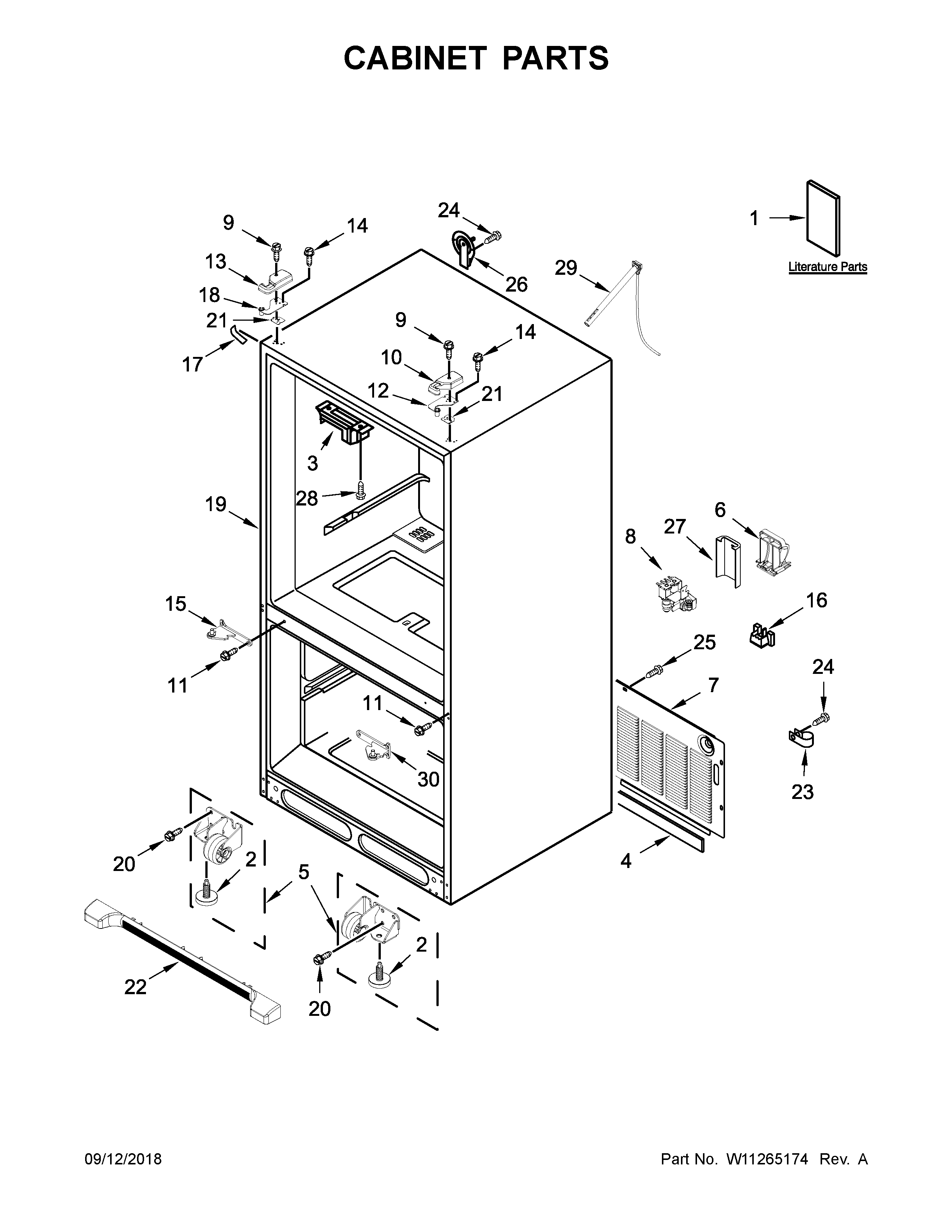 Cabinet parts