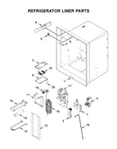 Refrigerator liner parts