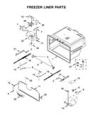 Freezer liner parts