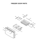 Freezer door parts