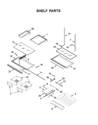 Shelf parts