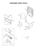 Dispenser front parts