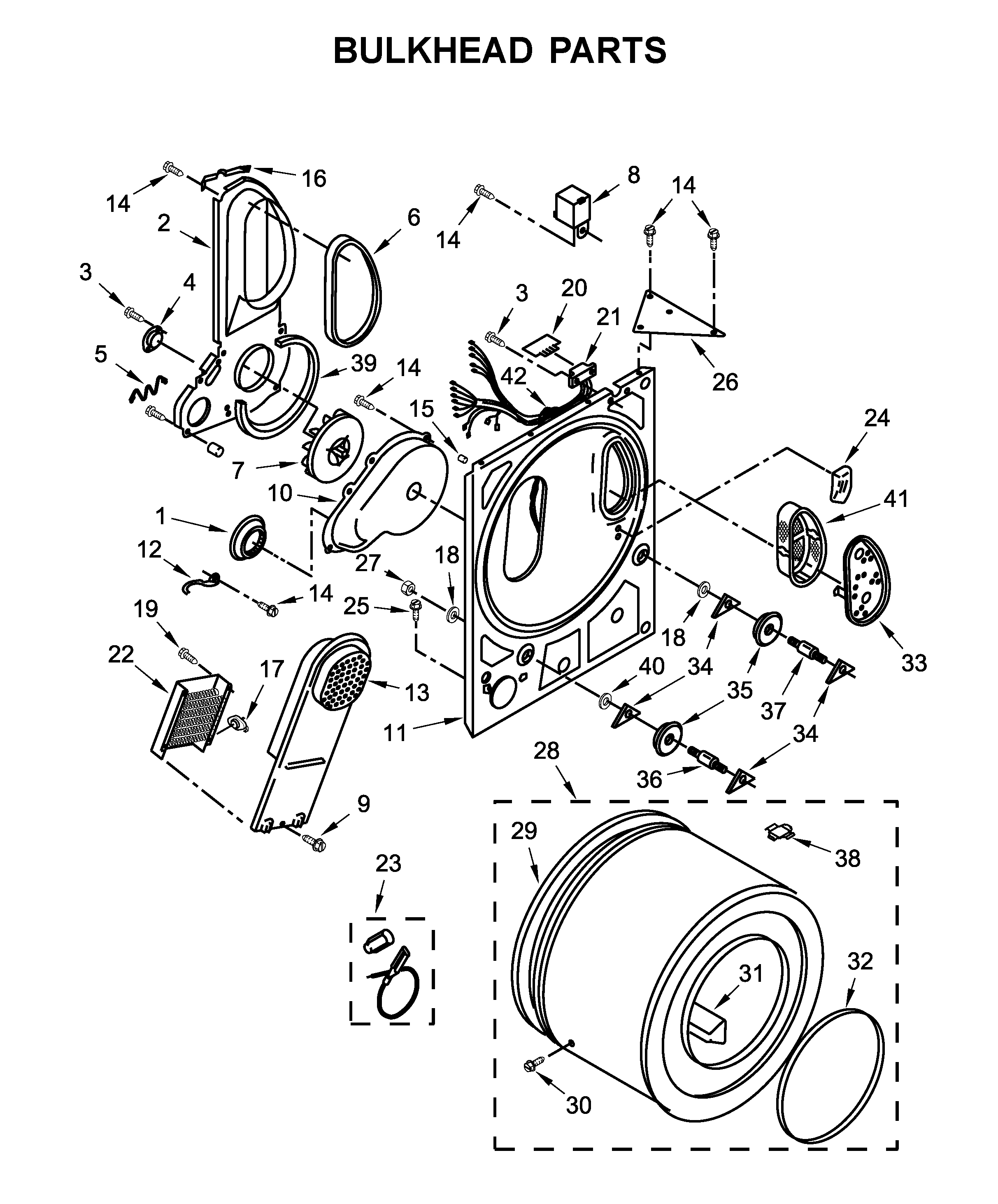 Bulkhead parts
